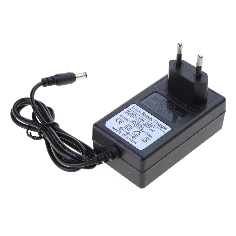 AC 100-240V DC 8.4V 12.6V 16.8V 1A 2A 1000MA Adapter Power Supply 16.8 V Volt charger plug for 18650 lithium Li-ion battery: DEEP BLUE