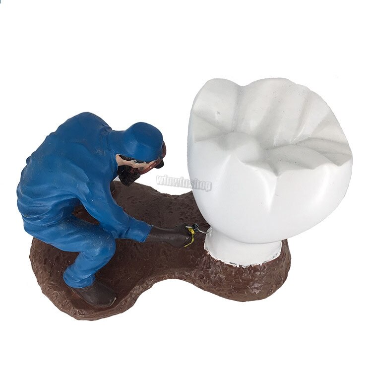 1Pc Dental Artware Tanden Handwerk Desktop Showcase Voor Tandheelkundige Kliniek Decoratie