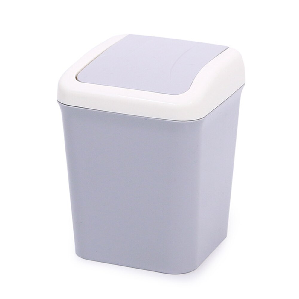 Home Storage Box Kitchen Cute Mini Waste Bin Office Bathroom Trash Can Desktop Garbage Box Table Dustbin Sundries Barrel Bins: 1