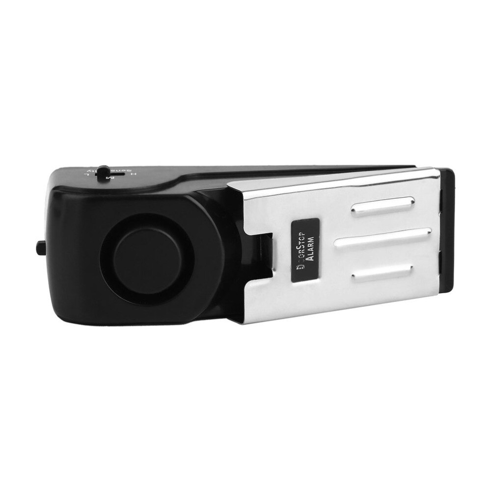 120dB Mini Wireless Vibration Alarm Door Stop Alarm for home Wedge Shaped Stopper Alert Security System Block Blocking System