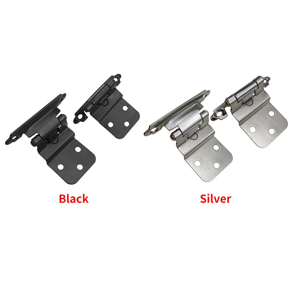 4pcs Cabinet Iron With Spring Hardware Multi Fold Furniture Self Closing Easy Install Hotel Door Hinge Locking Office Cuoboard