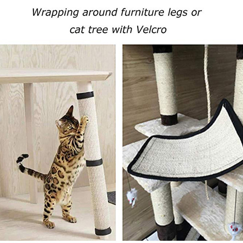 Møbelbeskytt kat killing kradsebræt sisal kradsemåtte klør pleje kattelegetøj produkt sofa kradsestolpebeskytter