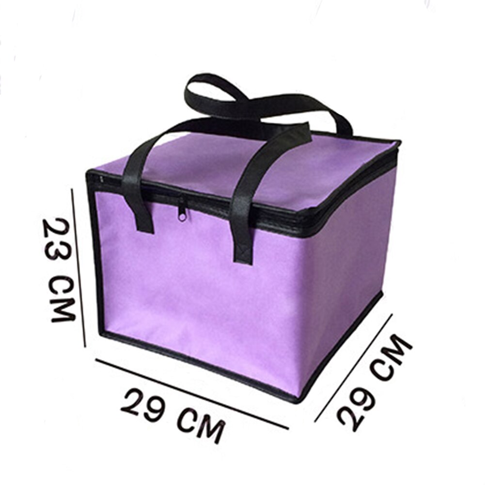 Grote Non-woven Thermische Isolatie Pakket Lunch Tas Picknick Draagbare Container Zakken Verse Ijs Koeler Carrier Voedsel Geïsoleerde Zakken