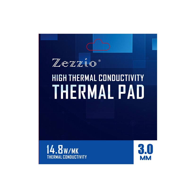 Zezzio 120X120MM,14.8W/mk Thermal Pad For RTX3090,RTX3080,RTX3070 Graphics Card ,CPU,RAM, Video Memory,SSD, Computer Cooling: 120X120X3.0MM