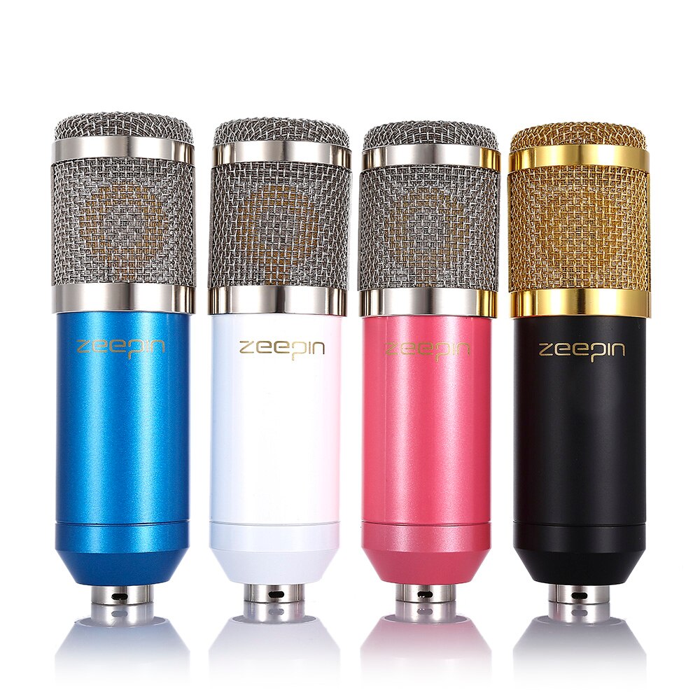 Zeepin BM-800 condensateur dynamique micro filaire micro Studio de son pour Kit d'enregistrement KTV karaoké avec support de montage anti-choc Mikrafon