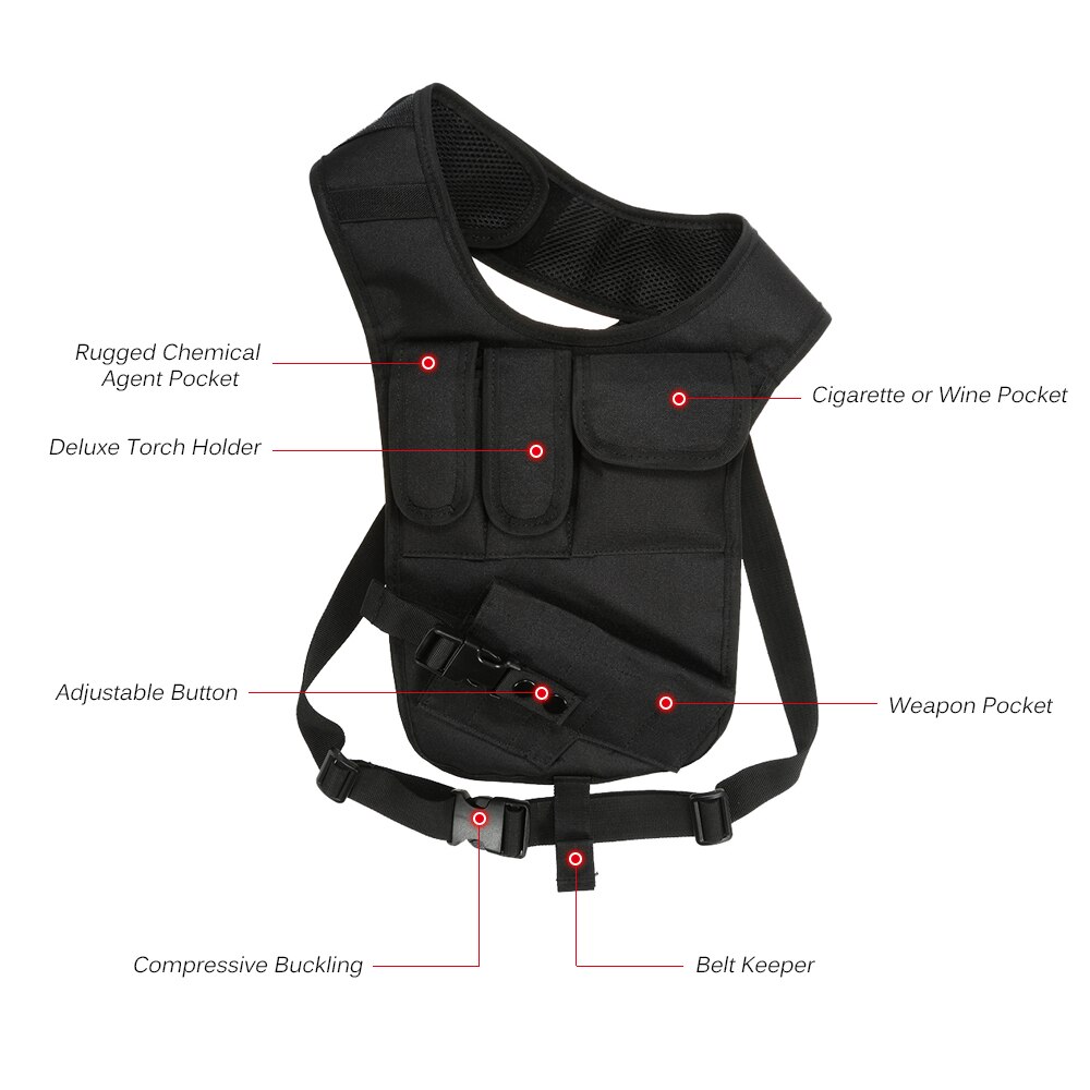 Anti-Theft Shoulder Bag Shoulder Armpit Bag Phone Pouch Burglarproof Anti-Theft Bag Holster Strap Messenger Bags 600D Nylon