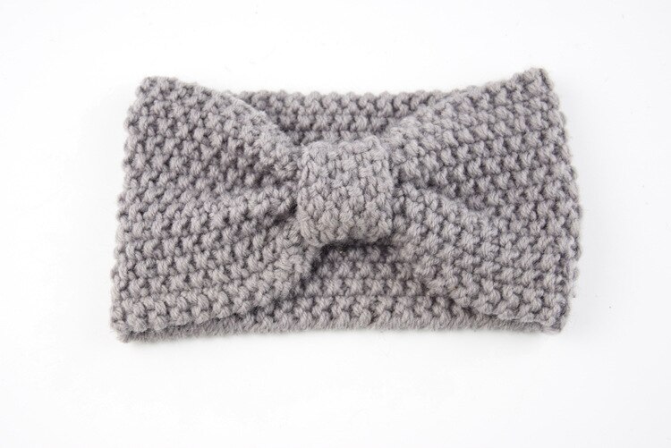 automne hiver plus oreille tricoté bandeau pour femmes filles solide laine chapeaux Turban bandeau tête enveloppement pour dame: 14