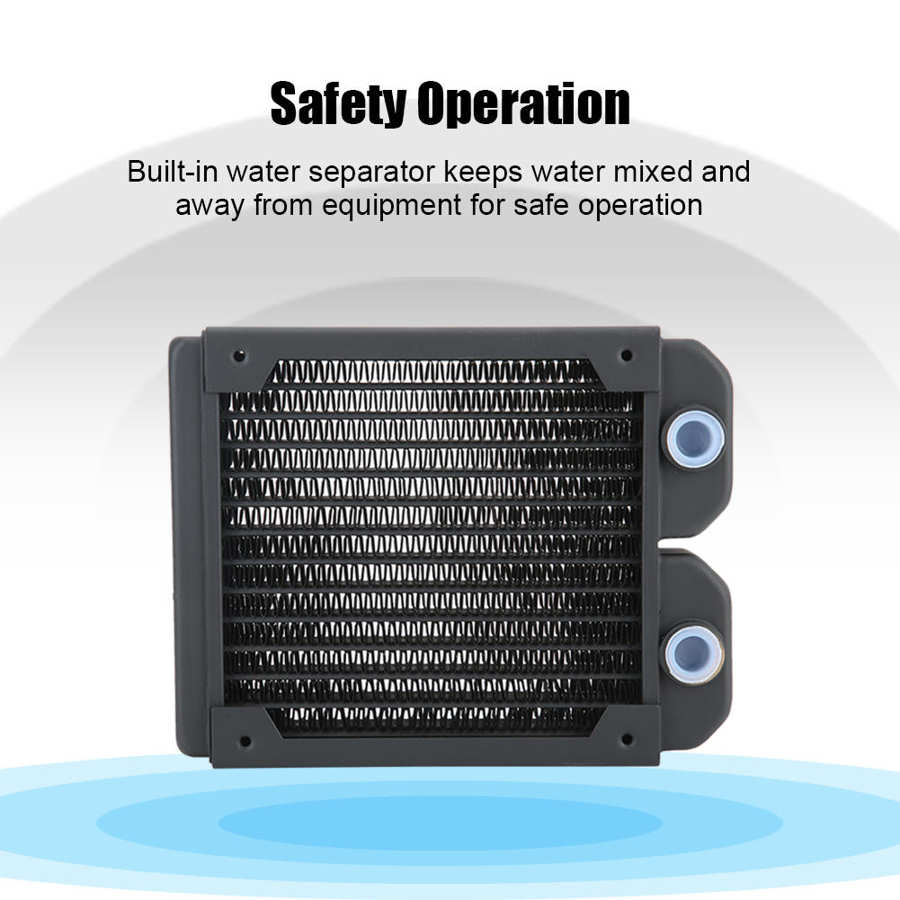 Computer Water Cooling 120mm Safe Operation CPU Cooler Copper for Computer Water Cooling System
