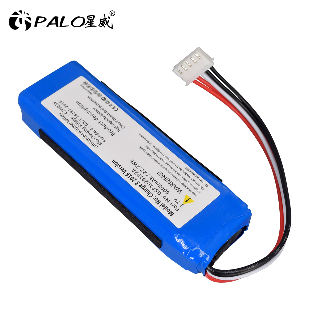 PALO 3,7 V 22,2 WH 6000mAh Akku GSP10290102A ACS Akku Konfiguration für JBL Akku 3