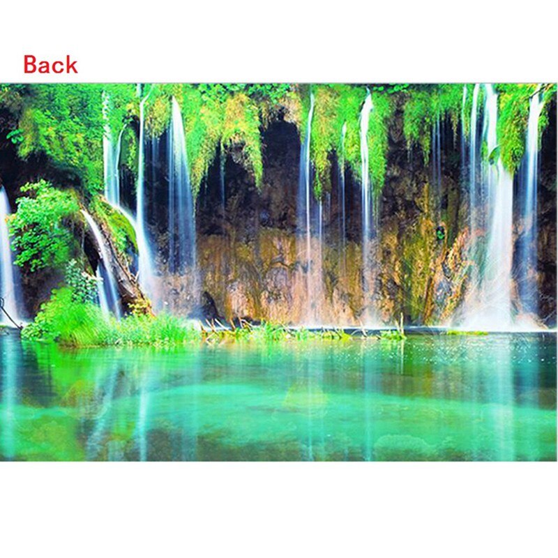 3d blauwe frisse zee achtergrond aquarium oceaan landschap poster aquarium achtergrond