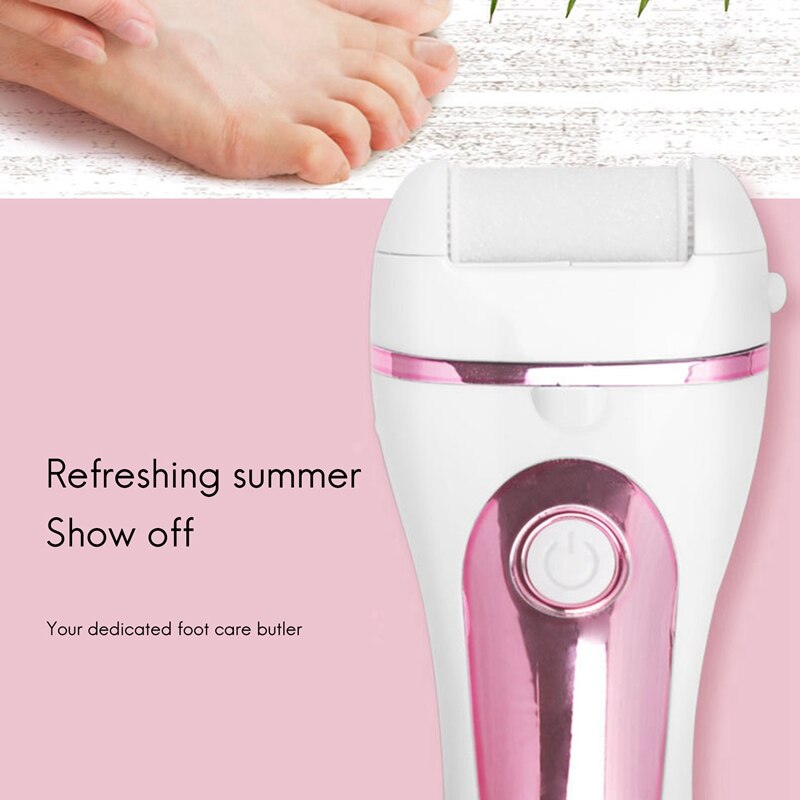 Waterdichte Usb Oplaadbare Elektrische Pedicure Gereedschap Voetverzorging Machine Eelt Remover Dode Huid Voet Bestand Hak Cleaner