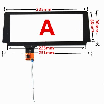 For Car DVD GPS Navigation Central Control Multimedia Capacitive Digitizer Touch Screen Panel Glass