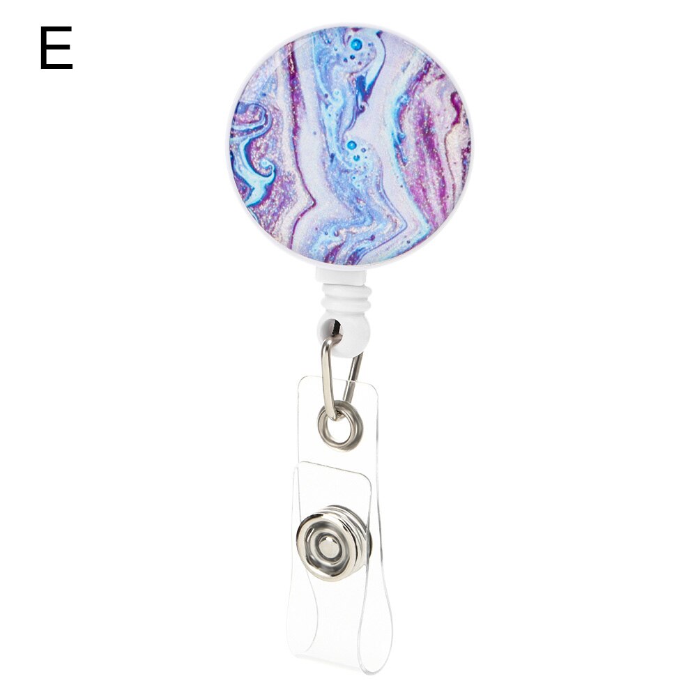 Porte-Badge rétractable d'infirmière, porte-Badge de nom d'infirmière, porte-carte d'identité drôle, pince pivotante, pour étiquette de nom de travail, fourniture de bureau, 1 pièce