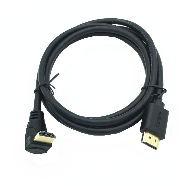4 K * 2 K 60 HZ HDMI 2.0 Maschio a HDMI v2.0 Imbottiture & Up & Left & a destra Ad Angolo di 90 gradi Maschio HD Cavo di estensione HDMI 2.0 v cavo ad angolo