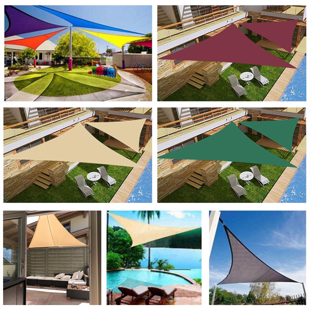 Small Size 2x2x2M Sun Shade Sail 98%UV Block/Anti-snow Triangle Canopy For Children Playground Garden Patio Shelter Awnings