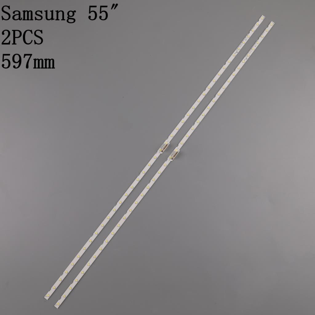 Led bakgrundsbelysningsremsa (2) för samsung  ue55 nu 7100 ue55 nu 7105 55 nu 7100 bn96-45913a 46033a st 550 au 9 ue55 nu 7170 ue55 nu 7300 ue55 nu 7400
