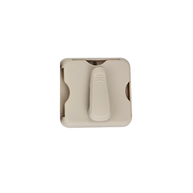 Auto Bril Case Zonneklep Bril Clip Zonnebril Houder Ic Card Clip Organizer Auto-Styling Auto Accessoires Interieur Voor vrouwen: Beige