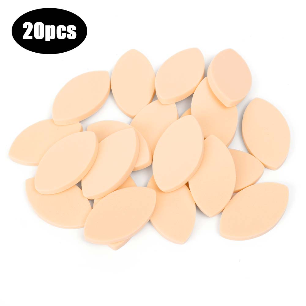 60PCS Soft Sponge False Eyelash Pads Beginner Lash Map Chart Wispy Lashes Reusable Makeup Puffs Training Eyelash Extensions Tool: Orange