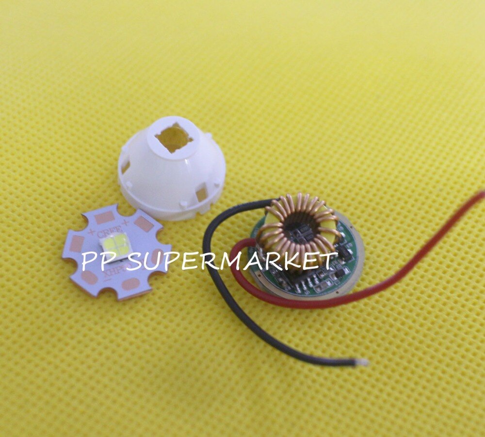 Cree xhp 50 6500k 5000k 3000k led met 20mm koperen pcb 6v+ lens + driver