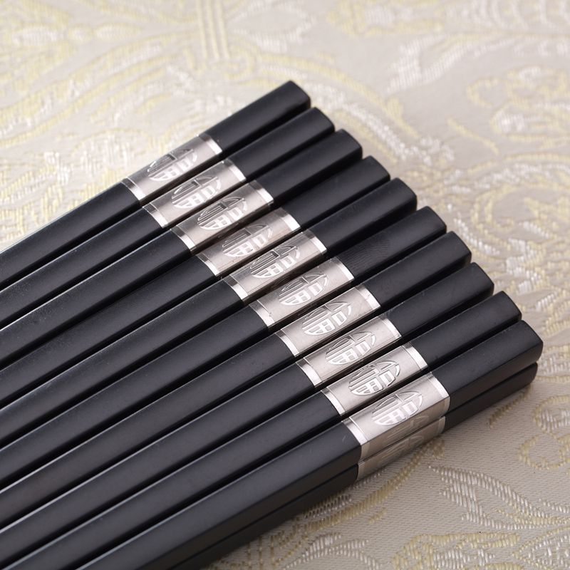 Chopsticks Household Silver Chopsticks Mildew Chopsticks, Household Household Equipment Non-slip High Temperature Resistance: Silver