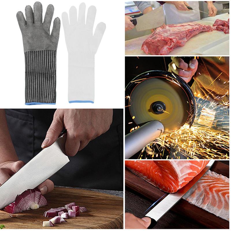 Kettenhandschuhe zum Schneiden, geschnittene Handschuhe, Küche, Edelstahldraht, Sicherheits-Schneidezubehör, Sicherheits-Arbeitshandschuhe zum Schneiden von Fleisch