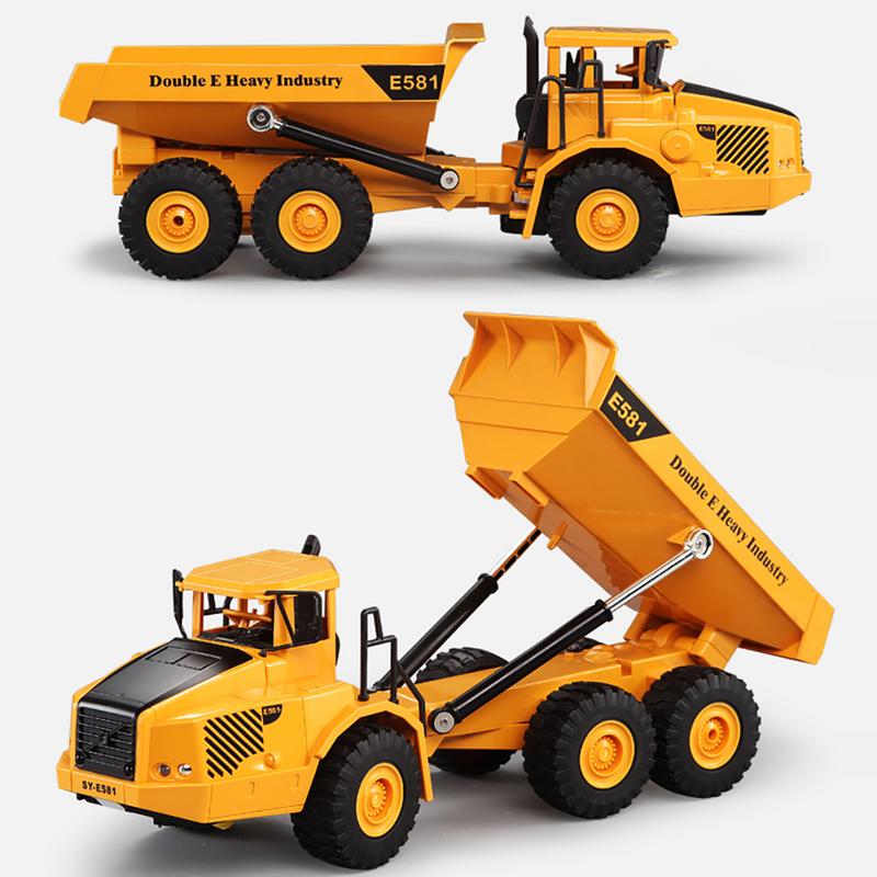 1/22 RC camiones cubo volcado 2,4 GHz Control remoto ingeniería vehículo construcción camiones RC juguetes para niños