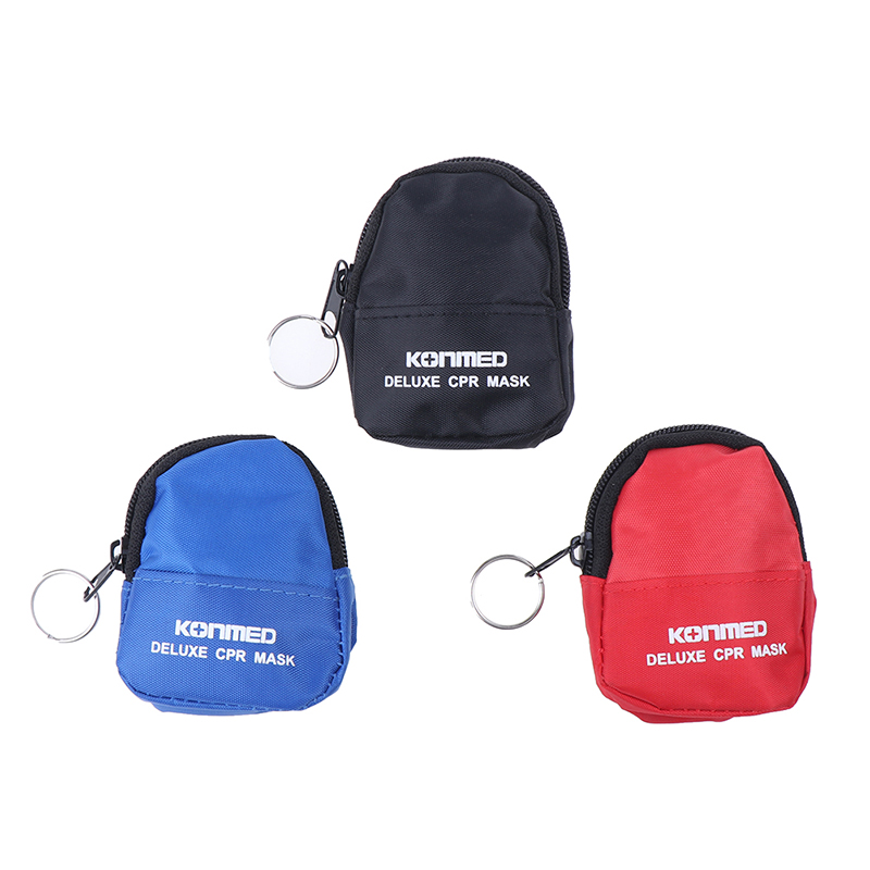 1set Disposable Portable First Aid CPR Breathing Mask Mini Emergency Bag For Car Home Picnic Camping Travelling Outdoor Rescue