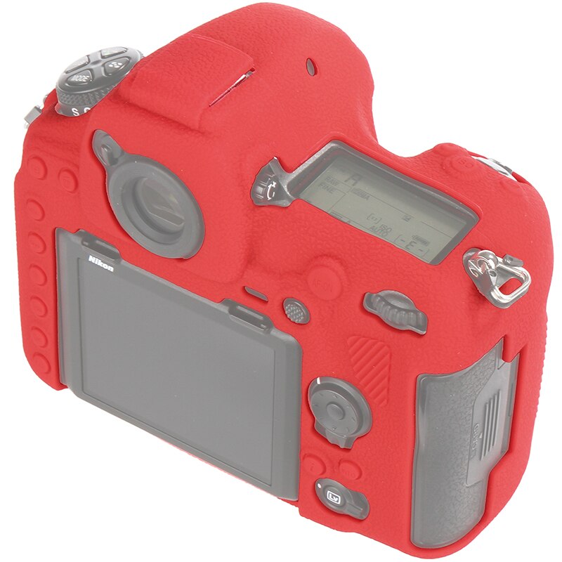 Para Nikon D850 funda de silicona para cámara Nikon D850 cubierta protectora de cámara textura Litchi antideslizante