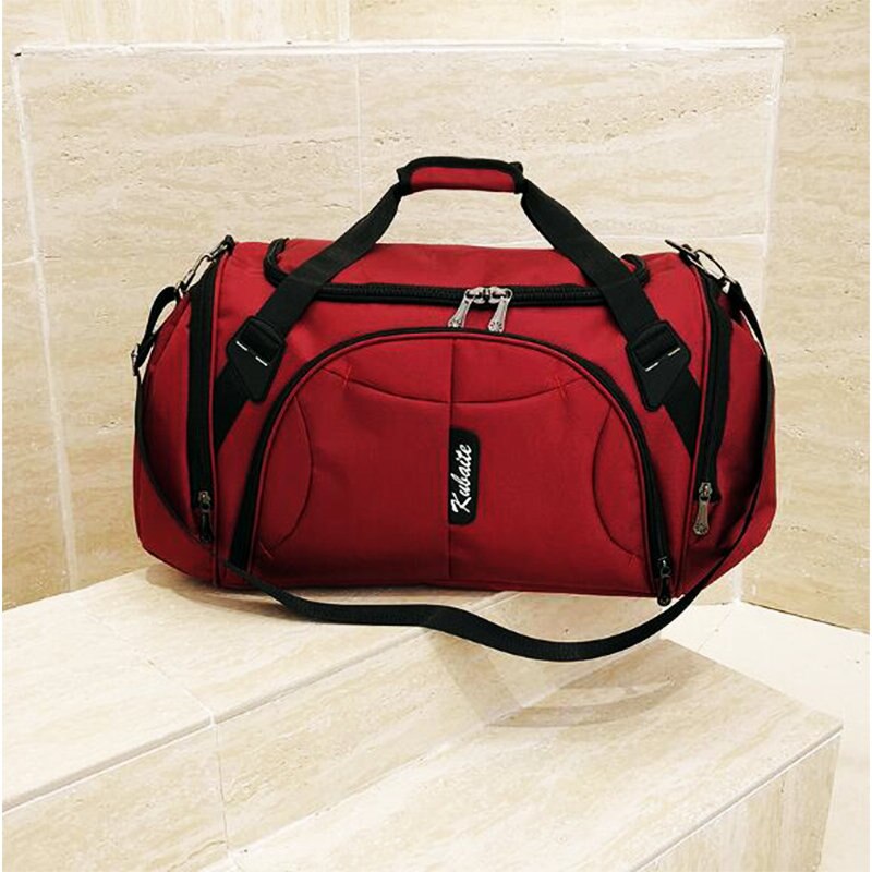 Lightweight Training Bag Canvas Outdoor Bag Large Capcity Women Travel Bag Independent Shoe Position Fitness Handbag Sport Bags