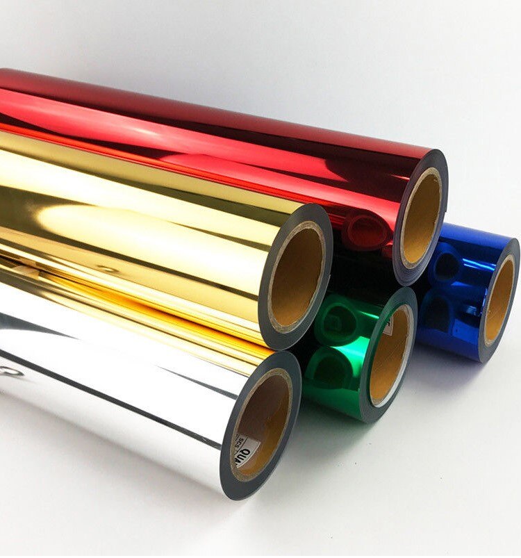 50 cm x 100 cm Heat Transfer Vinyl Film HUISDIER Metalen licht Spiegel Afwerking voor Textiel T- shirrt Print Ijzer OP Druk Snijden