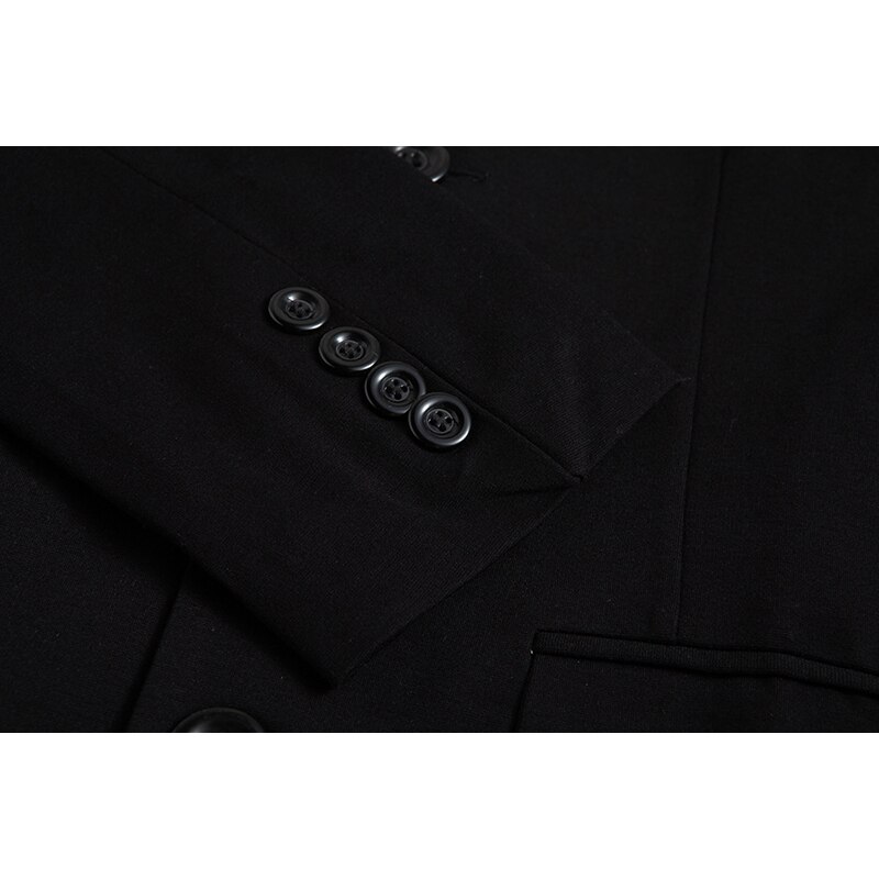 Stand Mannen Mode Blazers Kraag Business Work Party Prom Casual Pak Jas Mao Stijl Slim Fit Jeugd Dagelijks Leven grijs Zwart