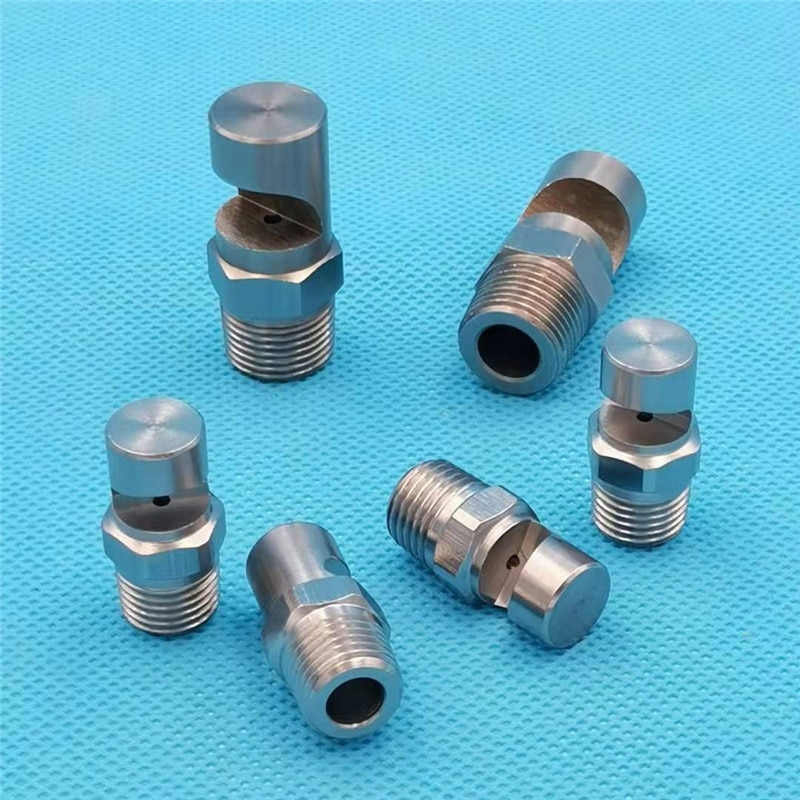 Deflected wide-angle low pressure flat fan nozzle,wide angle foodjet water curtain nozzle,large flow fan spray for descaling