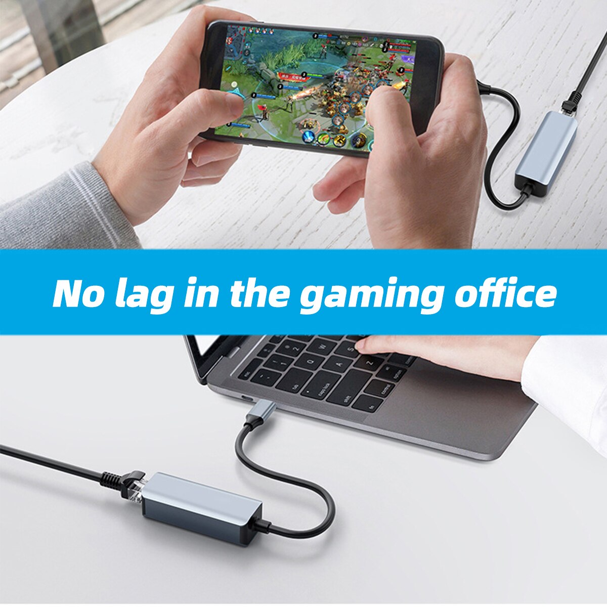 1000Mbps Usb C Ethernet Network Adapter Usb Naar RJ45 Ethernet Adapter Voor Macbook Samsung S20 Laptop Usb Ethernet Netwerk kaart