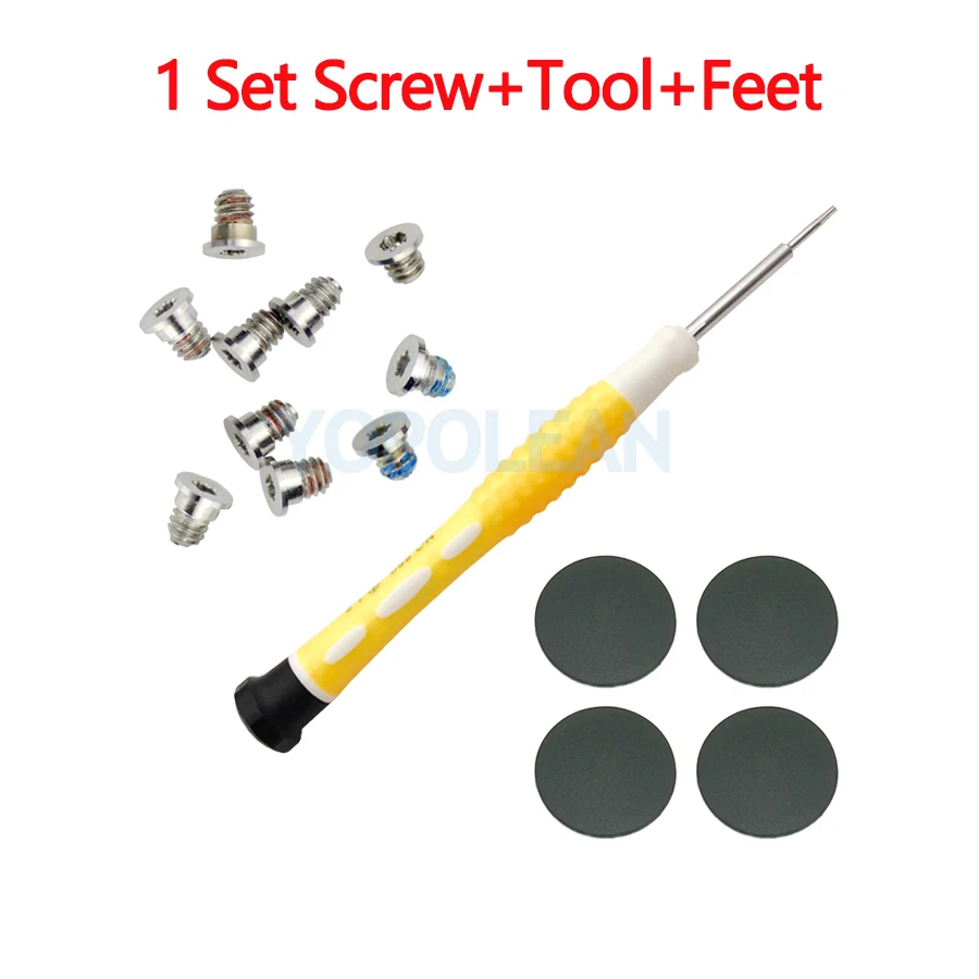 Bodem Schroeven + Rubberen Voeten + Schroevendraaier Voor Macbook Pro Retina 13 "15" A1398 A1425 A1502: Overigen