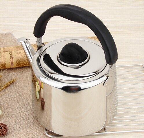 Théière en acier inoxydable, bouilloire épaisse à siffler, cuisinière à gaz à induction, bouilloire à eau domestique générale, faire du son
