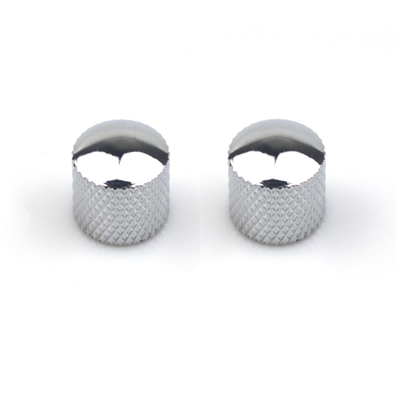 Manopola del volume del tono della chitarra professionale in metallo Potenziometro Cappello Cappello Parti di chitarra di grandi dimensioni Manopola di spinta con foro Accessori Guitarra: Radura