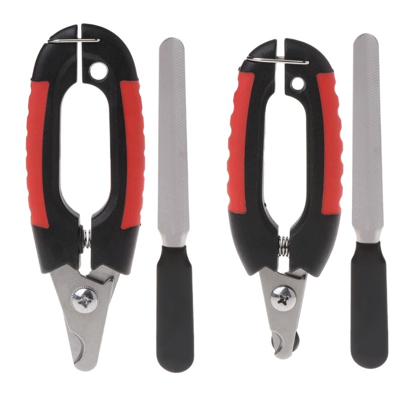 1 Set dog grooming Nail Clippers Pets Dog Cat Trimmer Cutter Scissors Grooming Claw With File