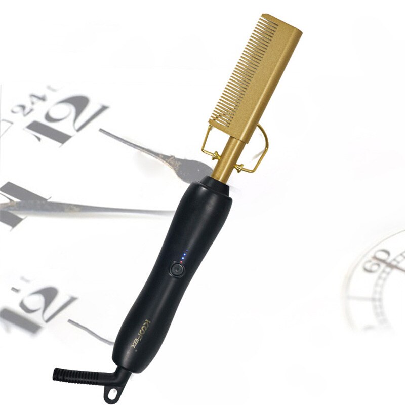 Hot Comb ioni negativi piastra multifunzione professionale riscaldamento ferri da stiro il Silicone domestico non danneggia la testa