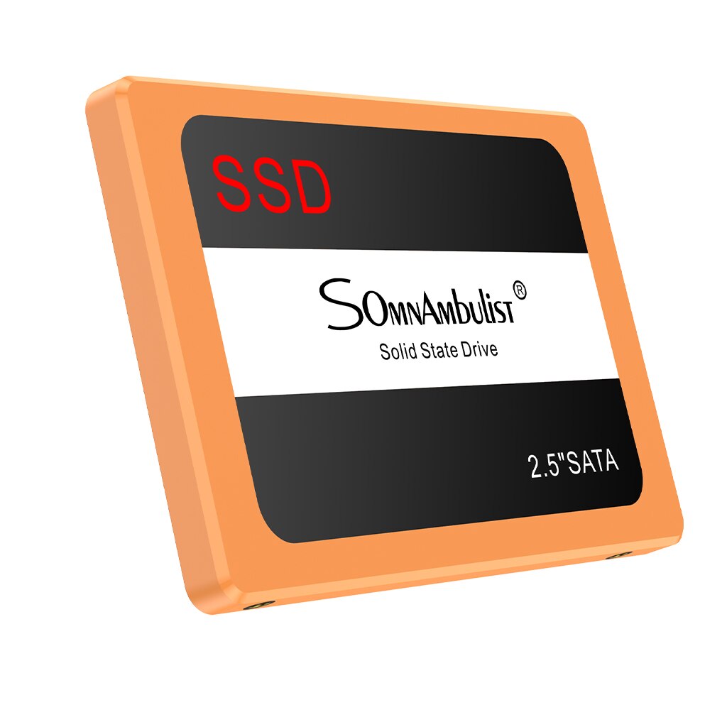 Disque dur SSD en plastique, 2.5 pouces, orange, 120 go, ssd2.5