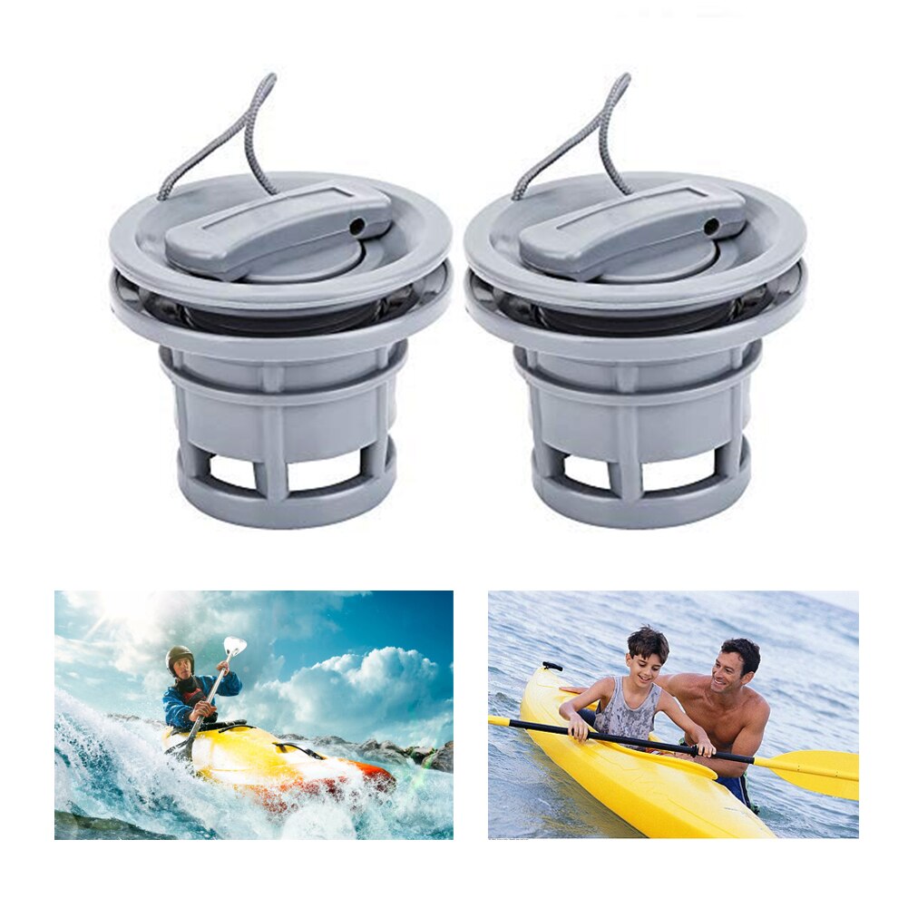Boat Inflatable Valve Kayak Air Plugs PVC Air Valve Replacement For Dinghy Kayak Canoe Inflatable Boat 2PC Boat Inflatable Valve