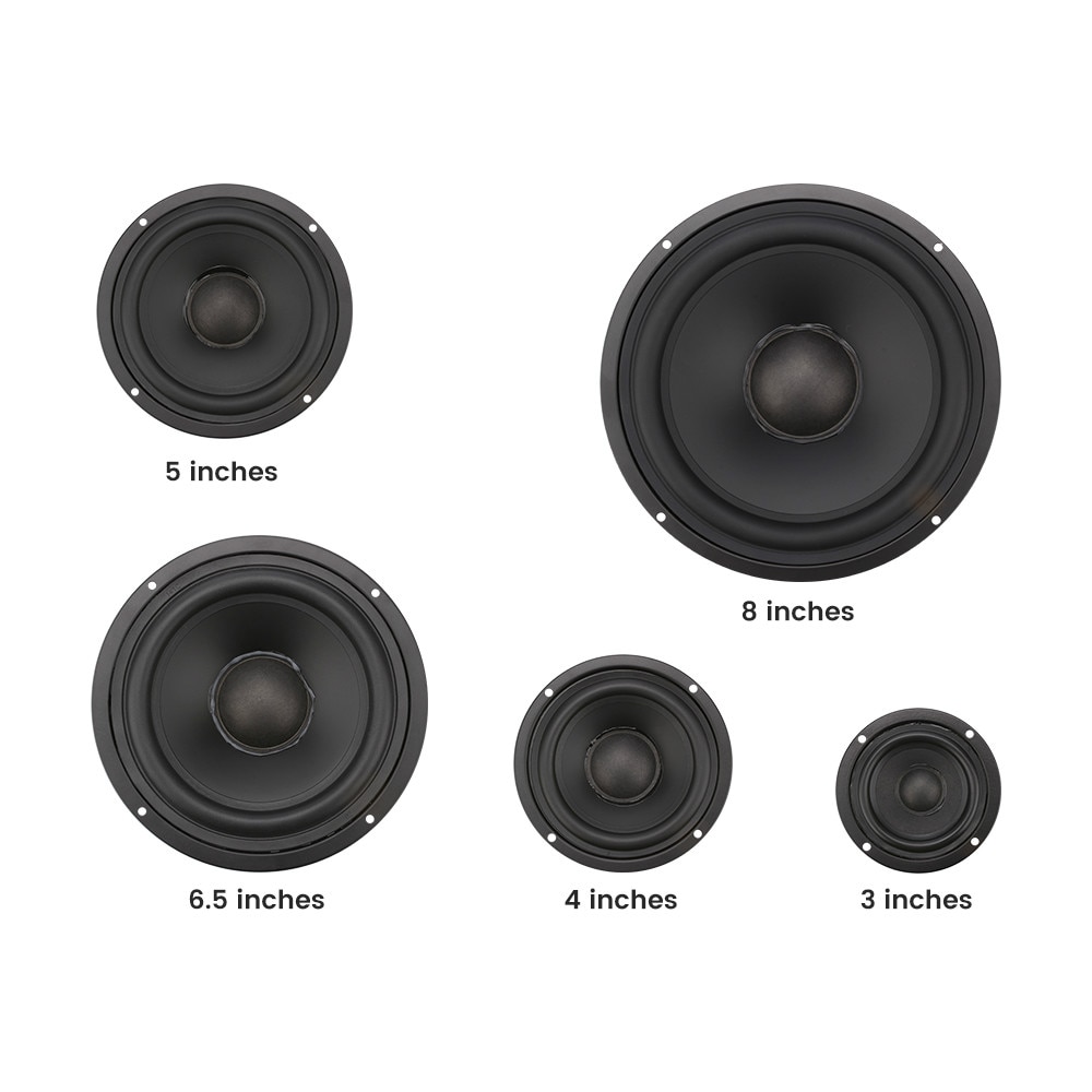 AIYIMA-radiador pasivo de altavoz de graves, membrana de vibración, pieza de reparación de altavoz, 3, 4, 6,5, 8 pulgadas, 2 uds.