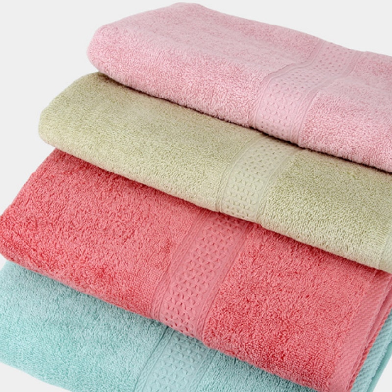 Für Erwachsene 100% Baumwolle 17 Farben 1PC Feste Schlecht Handtuch Strand Handtuch Hohe saugfähig Antibakterielle Schnell Trocknende Weichen Dicken