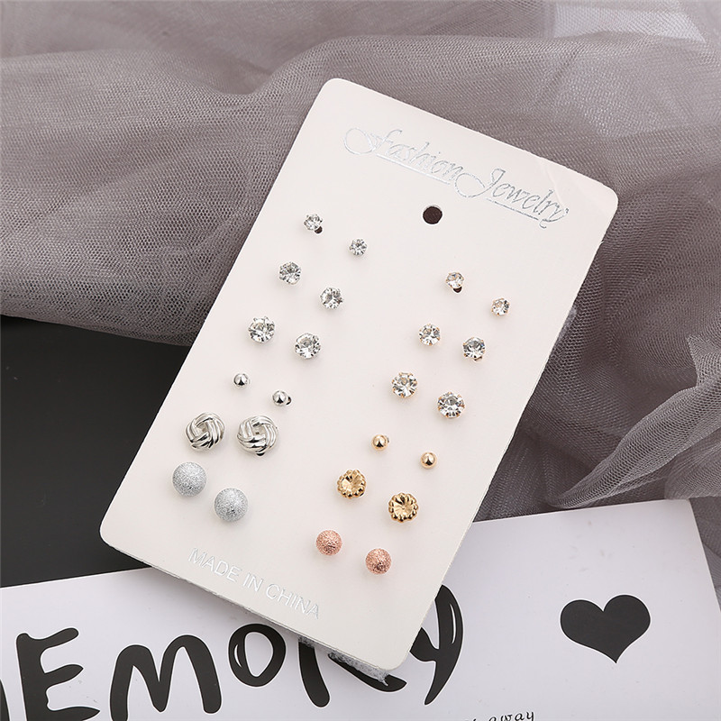 Boucles d&#39;oreilles planète lune minimaliste pour femmes, 12 couleurs mélangées, bijoux de fête simples pour mariage, accessoires de Piercing, paires/ensemble: 2