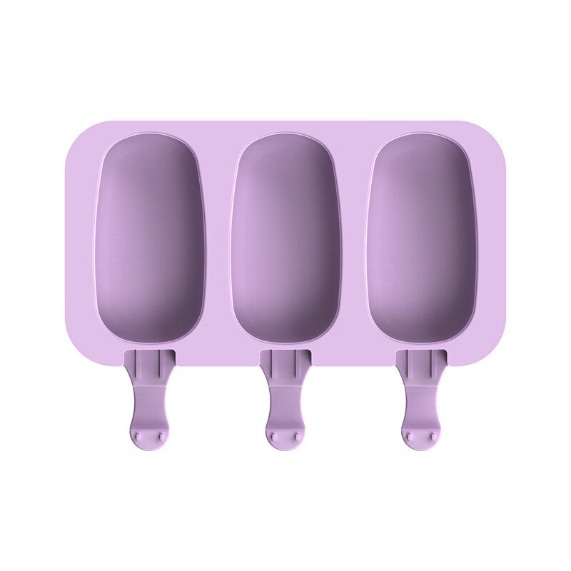 Silicone Reusable Popsicle Cakesicle Ice Cream Maker Mold Ice Pop Maker DIY Ice Cream Food Grade Cake Mold with 50 Wooden Sticks