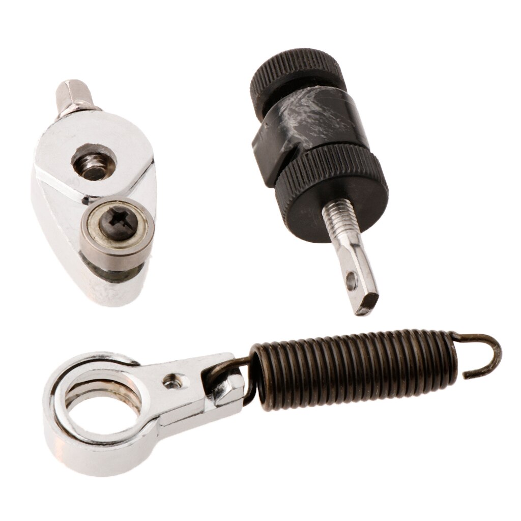 Nuovo 1 impostato molle tendicinghia a molla per pedale a tamburo in metallo fai-da-te