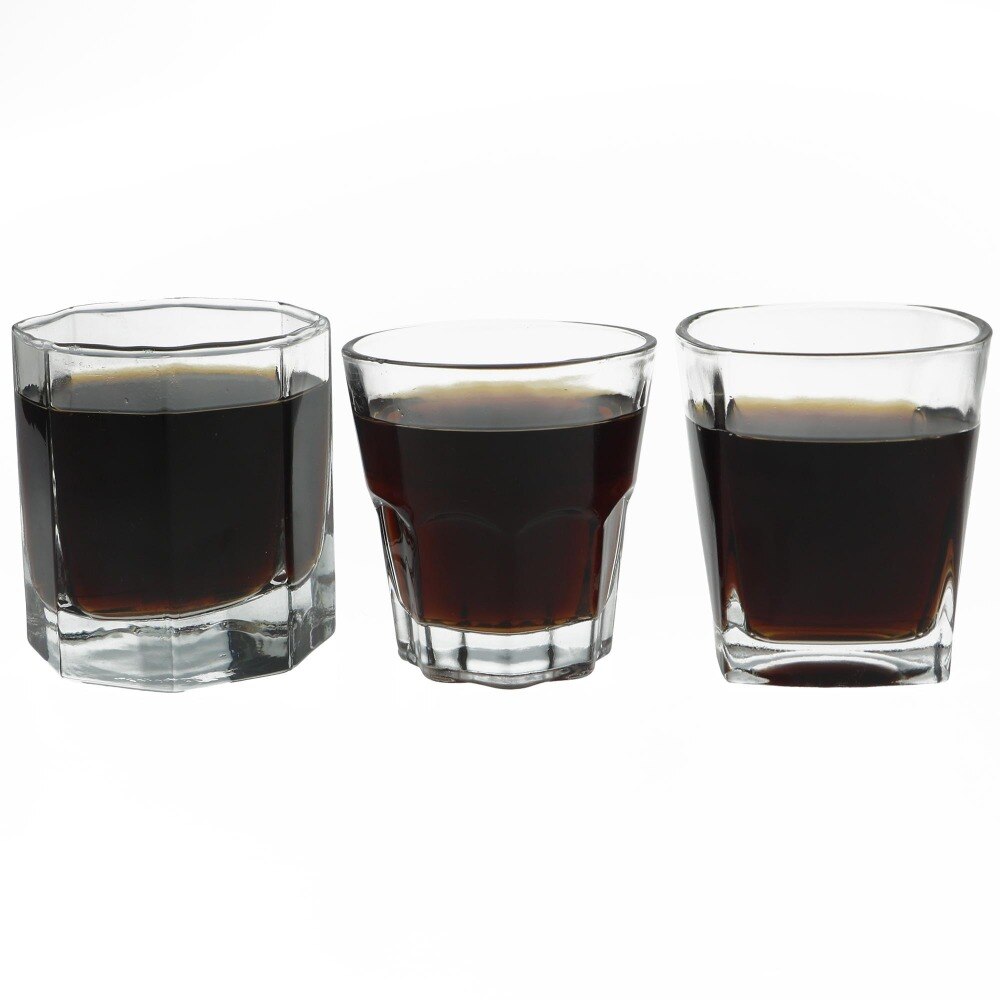 Taza de cristal cuadrada para café, vaso de vidrio para vino, Vodka, Espresso, proteína, café, Whiskey, vidrio térmico, para el hogar y Bar, 1 unidad