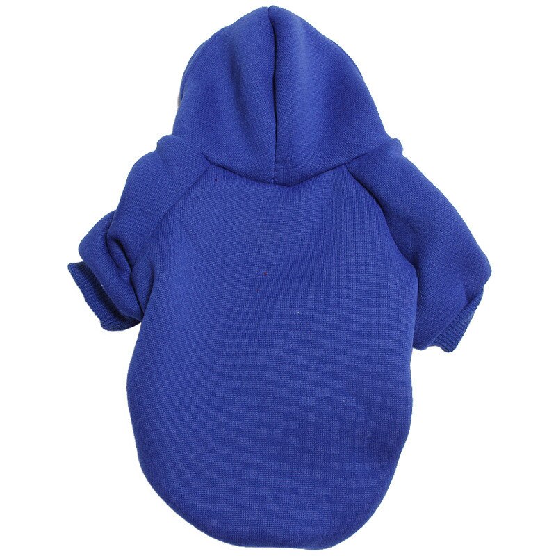 chien sweats à capuche vêtements pour animaux de compagnie pour petits chiens chiot manteau vestes sweat pour Chihuahua chien chat Costume coton tenues pour animaux de compagnie: Bleu / XXL