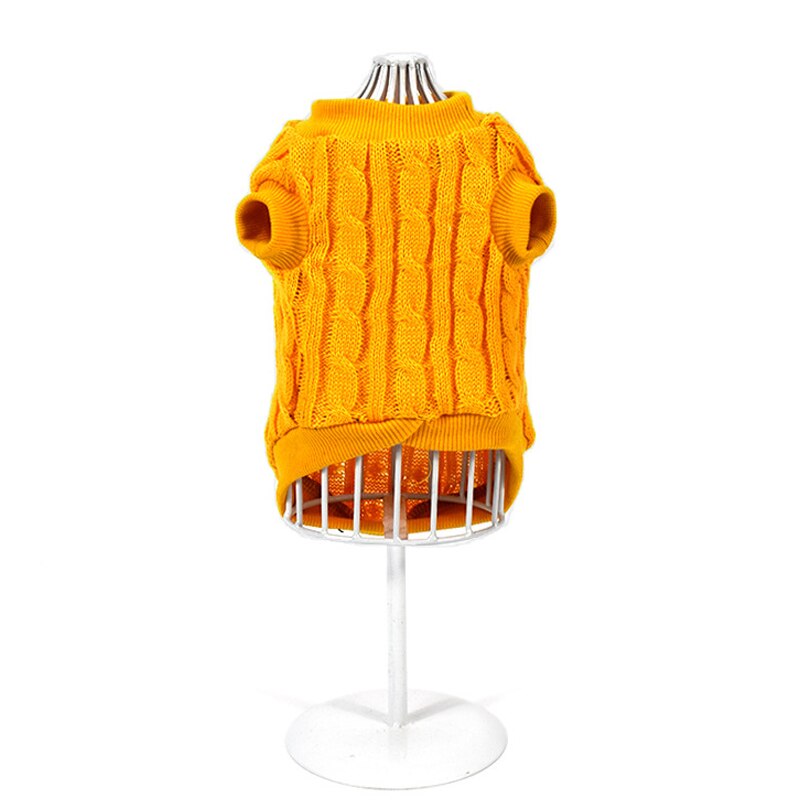 Koiran vaatteet chihuahua lemmikkikoirat neuleet koiran villapaita pentu lämmin takki neulottu koiran vaatteet talvi koiran puku vaatteet