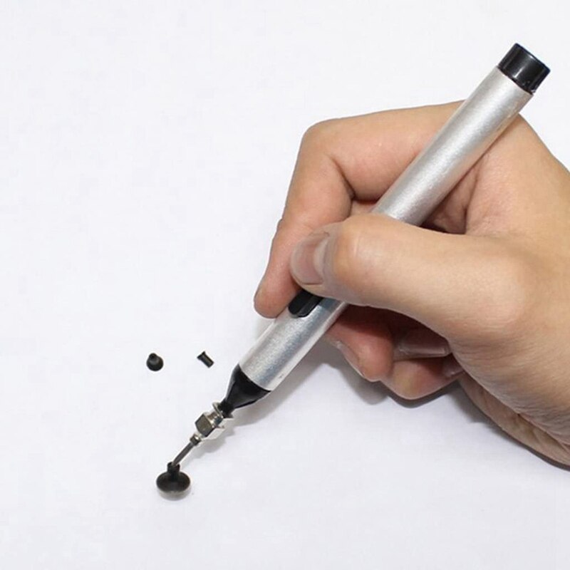 Silver Vacuum Suction Pen Manual Tool to Pick and Place the Vacuum Suction Pen Automatic Suction Pen-with Suction Head