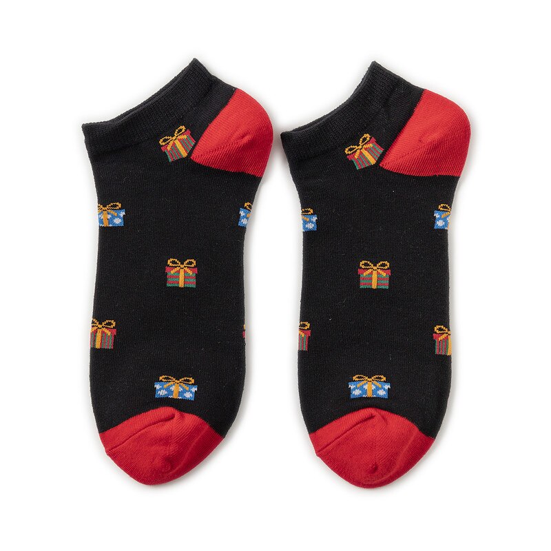 Hip hop trend sjove kvinder mænds korte sokker farverige personlighed tegneserie frugt dyr mønster skateboard sokker: 14